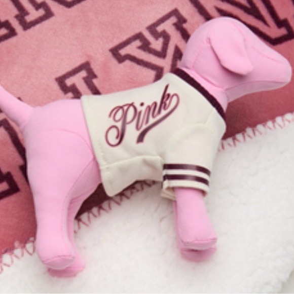 PINK Victoria's Secret Pet Shirt - Cream and Pink - Picture 1 of 2